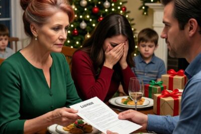 My daughter’s husband slid an envelope to me at Christmas dinner. ‘Your free ride is over. Pay $1,950 or get out – this is our house now. I looked at my daughter. She stared at her hands. So I called my attorney. What she found next.