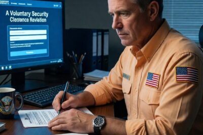 The MBA said my clearance was ‘outdated’ so I revoked it. At 10:15 federal investigators arrived with badges. The Ceo saw the black SUVs. Loosened his tie & whispered. ‘The man whose clearance holds our $180m contracts… What have we done?’