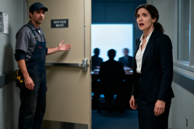 THREE DAYS BEFORE MY COMPANY’S ANNIVERSARY, MY REPAIRMAN STOPPED ME AND WHISPERED, “DON’T GO IN. USE THE BACK DOOR. TRUST ME.” I WAS CONFUSED – BUT I FOLLOWED HIM. WHAT I HEARD INSIDE LEFT ΜΕ UNABLE TO BREATHE.