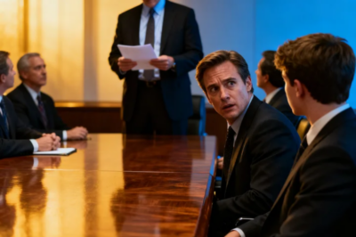 I’M THE CEO’S SON. I CALL, YOU ANSWER. YOU’RE FIRED” HE SAID. I HUNG UP. IN THE EMERGENCY BOARD MEETING, OUR LEAD INVESTOR HAD HIS LAWYER READ A LINE FROM THE FUNDING AGREEMENT. THE CEO JUST LOOKED AT HIS SON AND WHISPERED, “WHO DID YOU FIRE?