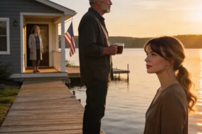 I BUILT MY PARENTS A $325,000 LAKE HOUSE. I PULLED IN AND SAW MY DAD ON THE PORCH, HIS HANDS SHAKING, WHILE A MAN I DIDN’T EVEN KNOW STOOD THERE TAKING PICTURES OF THE WHOLE HOUSE. SOMETHING FELT WRONG. I OPENED THE FRONT DOOR…