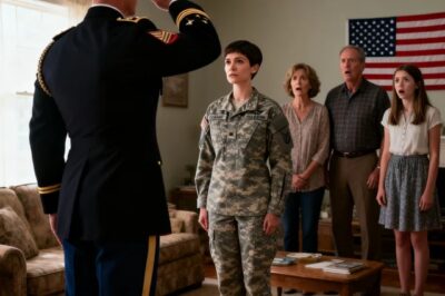 I came home after 5 years. My sister laughed at my “low” rank. My parents said I was an embarrassment. Then police showed up to arrest me. I stayed quiet-until a 4-star general walked in and saluted me…
