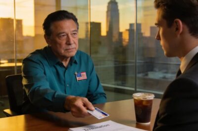 “Congratulations, you’re terminated,” the Ceo’s son-in-law announced. I handed over my badge. “You have 15 minutes before the system fails. Tell your father-in-law I said good luck. The panic in his eyes was priceless.