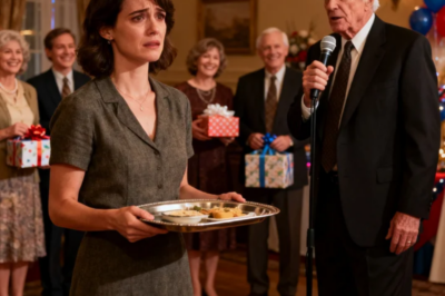 AT MY FATHER-IN-LAW’S RETIREMENT PARTY, THEY GAVE OUT SPECIAL GIFTS TO EVERY FAMILY MEMBER-EXCEPT ME. “YOU’RE NOT REAL FAMILY,” HIS WIFE SAID, HANDING ME A TRAY. I WAS ABOUT TO LEAVE-UNTIL HE PICKED UP THE MIC AND SAID, “ACTUALLY, THERE’S ONE THING I SAVED FOR LAST…” SHE COULDN’T BELIEVE IT