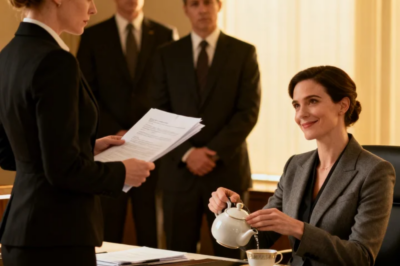 ON THE DAY MY GRANDFATHER DIED, MY SISTER ARRIVED WITH FOUR LAWYERS AT MY OFFICE, WAVING PAPERS: “SIGN OVER GRANDPA’S ESTATE OR FACE COURT, LITTLE BLOODLESS SIS.” I CALMLY POURED SOME TEA, LET THEM TALK, AND SAID, “SURE, EVERYTHING WILL BE SETTLED TOMORROW MORNING”. NEXT MORNING, HER JAW DROPPED WHEN I…