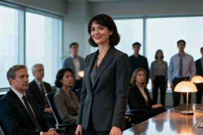 I WAS GIVEN FIVE MINUTES TO CLEAR MY DESK BEFORE MY HUSBAND’S FATHER-THE CEO-DISMISSED ME IN FRONT OF THE ENTIRE LEADERSHIP TEAM. INSTEAD OF BREAKING, I SMILED AND SAID, “THANK YOU.” ONE BY ONE, TWENTY-TWO COLLEAGUES QUIETLY STOOD AND FOLLOWED ME OUT. NIA SNEERED, UNTIL THE LEGAL DIRECTOR TURNED PALE AND WHISPERED, “GET THE LAWYER-NOW.