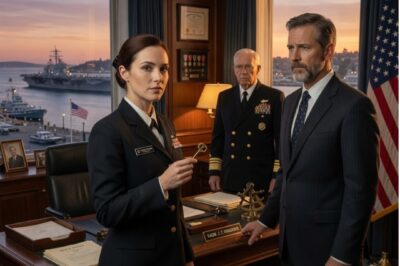 When my Navy SEAL grandpa passed away, his Admiral called me and said: “I found something. Come to my office righr now.” Then he added: “Don’t tell your dad or your stepmother. They’re involved.” When I got there and saw who was standing… at the door, I froze.