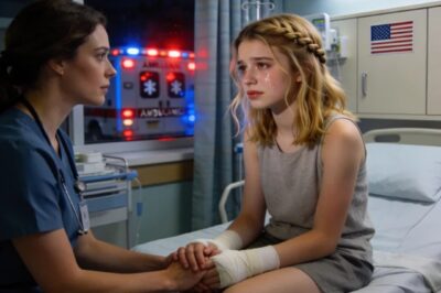 GET OUT AND DON’T COME BACK!” MY PARENTS SHOUTED, SLAMMING THE DOOR AS I STOOD BLEEDING AT 2AM. AT THE HOSPITAL, THE NURSE LOOKED AT ME AND SAID, “THESE AREN’T FROM BROKEN GLASS… WHEN THE POLICE ARRIVED… EVERYTHING CHANGED