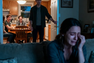 ARRIVED HOME FROM MY TRIP WITHOUT TELLING ANYONE. I FOUND MY WIFE IN THE LIVING ROOM, CRYING AND BLEEDING ALL ALONE. BUT MY SON WAS IN THE KITCHEN, LAUGHING LOUDLY WITH HIS IN-LAWS… HE DIDN’T EVEN CARE. SO I WALKED RIGHT IN AND… MADE HIM REGRET IT IMMEDIATELY…