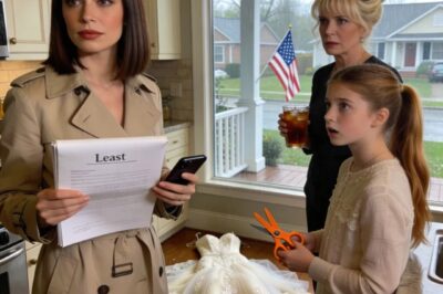 “YOUR SISTER NEEDED THE FABRIC FOR HER PROM DRESS, SO WE CUT UP YOUR WEDDING GOWN,” MOM SHRUGGED AS I STOOD OVER THE RUINS. I DIDN’T SCREAM. I JUST PULLED OUT THE RENTAL AGREEMENT. “IT’S A VINTAGE VERA WANG ON LOAN FROM A BOUTIQUE,” I SAID SOFTLY. “AND THE $40,000 INSURANCE POLICY REQUIRES ME TO FILE A POLICE REPORT FOR INTENTIONAL DESTRUCTION OF PROPERTY.” MOM SUDDENLY TURNED WHITE …LIKE A GHOST