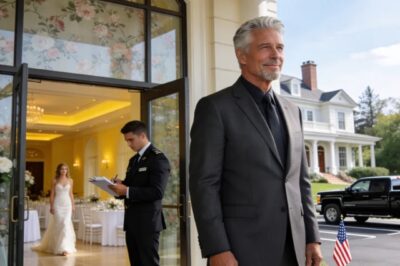 I PAID ONE HUNDRED AND FOURTEEN THOUSAND DOLLARS FOR MY DAUGHTER’S WEDDING. THE VENUE. THE FLOWERS. THE CAKE. ALL OF IT. THEN THE GUARD CHECKED HIS CLIPBOARD TWICE AND SAID SIR YOUR NAME IS NOT ON THE LIST. I SAT IN MY TRUCK FOR NINETY SECONDS. THEN I MADE..