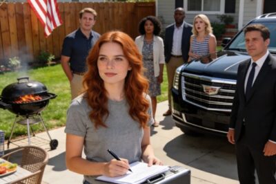 MY PARENTS TOLD MY EXTENDED FAMILY I WAS “UNEMPLOYABLE AND AN ADDICT TO COVER UP THE FACT THAT I CUT THEM OFF YEARS AGO AFTER I DISCOVERED THEIR BETRAYAL. TODAY, AT A FAMILY REUNION, DAD AGAIN MOCKED ME FOR BEING ON FOOD STAMPS. HE KEPT ON WITH THE MOCKERY UNTIL A BLACK SUV PULLED UP. THEN, A MAN IN A SUIT STEPPED OUT, AND HANDED ME A BRIEFCASE. WHAT THE MAN CALLED ME MADE THE WHOLE BACKYARD GO DEAD SILENT.