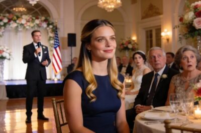 AT MY SISTER’S WEDDING, MY PARENTS INTRODUCED ME TO HER IN-LAWS, “MEET THE FAMILY EMBARRASSMENT. SHE WORKS AT A GROCERY STORE.” THEY ALL LAUGHED. I SMILED… LIKE I’D HEARD WORSE. UNTIL I HEARD MY OWN NAME-NOT FROM ANYONE… FROM THE SPEAKERS.