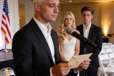 At My Brother’s Wedding, I Found My Seat-A Wobbly Folding Chair Behind a Column Next to the Speakers. When I Asked, His Fiancée’s Mom Smirked, ‘She Said You’re Not Really Part Of “Their” Side Of The Family. I Looked Around-Even My Brother’s High School Lab Partner Had a Front-Row Seat. So I Walked Up During The Toasts, Took Back The Envelope With My $2,000 Check, And Said Into The Mic, ‘Congrats To The Happy Couple-May Your Marriage Last Longer Than My Respect For You.’ My Brother’s Face Went Pale. His Bride Just Stared. I Dropped The Mic And Walked Out While Everyone Whispered…