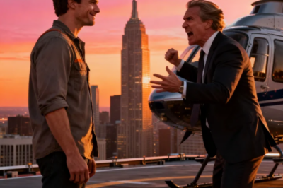 FUEL MY CHOPPER, ΜΑΙΝΤΕΝΑNCE BOY!” THE CEO YELLED ON THE ROOF. “I’M NOT MAINTENANCE,” I SAID CALMLY. “I’M THE BUILDING ENGINEER!” “THEN GET OFF MY LANDING PAD,” HE SCREAMED. “IT’S MY BUILDING,” I SMILED. “I’M THE OWNER. AND I JUST REVOKED YOUR LANDING CLEARANCE. TAKE THAT, WHEELER.