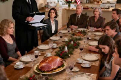 At thanksgiving dinner, my parents informed 32 relatives that my sister would be taking over my portion of grandma’s estate because I already had enough. When I objected, mom slammed her palm on the table. I nodded once to the woman seated in the corner, she opened her briefcase and stood up. The room stopped completely.