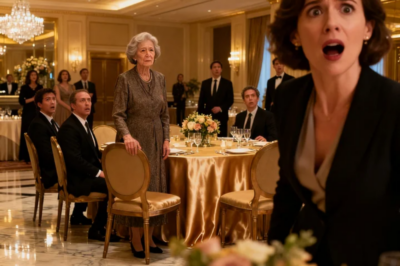 I RAISED THREE CHILDREN ALONE AFTER LOSING EVERYTHING, AT MY DAUGHTER’S ENGAGEMENT DINNER MY SON-IN-LAW’S MOTHER LAUGHED AT MY DRESS IN FRONT OF 300 PEOPLE, UNTIL I STOOD UP AND SAID, “DARLING, I OWN THE HOTEL WE’RE SITTING IN” – THE ROOM WENT COMPLETELY SILENT…
