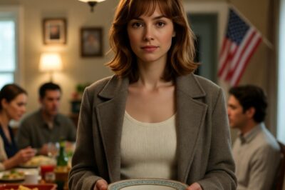 I DROVE 4 HOURS TO THE FAMILY DINNER. “YOUR BROTHER’S GIRLFRIEND WILL BE HERE, DON’T RUIN THIS FOR US.” MY DAD SAID, SHOVED THE PLATES INTO MY HANDS. I DIDN’T SAY A WORD. THEN SHE WALKED IN-LOOKED STRAIGHT AT ME. SHE FROZE IN THE DOORWAY…