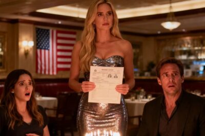 At my birthday dinner, my sister announced her pregnancy with my husband, expecting me to collapse. “we’re a family ow,” she sneered. I stayed lent, raised a toast, and revealed a shocking truth-suddenly, their world shattered…. Their world shattered