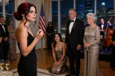 AT THE FAMILY PARTY, MY PARENTS FORCED ME TO HAND OVER THE KEYS TO MY PENTHOUSE TO MY UNEMPLOYED SISTER – RIGHT IN FRONT OF 30 GUESTS, WHEN I REFUSED, DAD SLAPPED ME SO HARD THAT ONE OF MY EARRINGS FLEW OFF.. I WALKED OUT, TOOK OUT MY PHONE, AND PRESSED THE BUTTΟΝ… 30 MINUTES LATER, A WOMAN ENTERED THE HALL, “YOU HAVE 5 MINUTES TO..” SHE SAID!