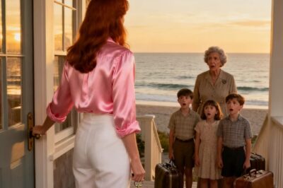 “We can’t afford to include your kids,” aunt announced. “The vacation house is expensive. Maybe stay home this year.” my children’s excitement died. I nodded quietly, two months later, the family arrived at the rental. I was already there. Standing on the porch. Of my house. The one I’d owned for five years…