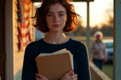 The trial ended in minutes. My parents had an expensive lawyer. I had nothing to fight back. They got everything. I walked out with 2 suitcases, and 1 address: my grandpa’s cabin. Behind a painting he put up, I found a sealed envelope. It read: “If you’re reading this… I’m already gone.”
