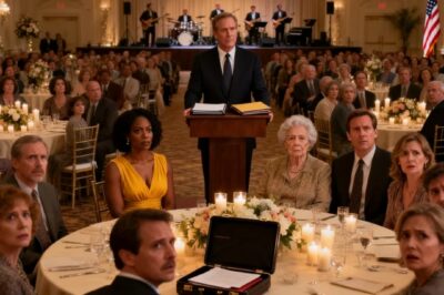 “We pooled our money,” my cousin Tyler announced loudly at grandma’s party “right thousand dollars, to prove what a fraud you Arl the room applauded. I checked my phone and nodded, the investigator stood at the front of the room: “twenty years federal service. Document what exists, not what I’m paid to find first report: Ceo position confirmed, $145m valuation, four government contracts active he paused and reached for the second folder. “The individuals who commissioned this investigation also required documentation.” Tyler’s wife grabbed his arm. And instantly, the whole room fell silent.