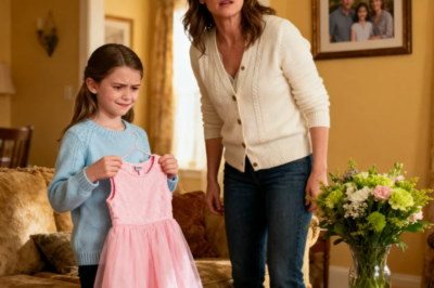 FOR MY DAUGHTER’S 8TH BIRTHDAY, MY PARENTS SENT HER A PINK DRESS AS A GIFT. SHE SEEMED HAPPY AT FIRST, BUT THEN FROZE. “WHAT IS THIS, MOMMY?” I LOOKED CLOSER AND MY HANDS STARTED SHAKING. I DIDN’T CRY. I DID THIS. THE NEXT MORNING, MY PARENTS WERE CALLING NON-STOP…