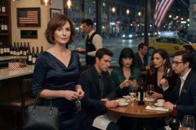 MY BOYFRIEND SHOUTED LOUDLY: “IF YOU DON’T LIKE OUR JOKES, YOU CAN JUST PAY AND LEAVE!” I SMILED CALMLY AND SAID: “OF COURSE, YOU GAVE ME THE OPTION.” QUIETLY, I STOOD UP, TOOK MY CAR KEYS, AND WALKED OUT, PAYING ONLY FOR MY OWN MEAL, LEAVING EVERYONE ELSE STUNNED.