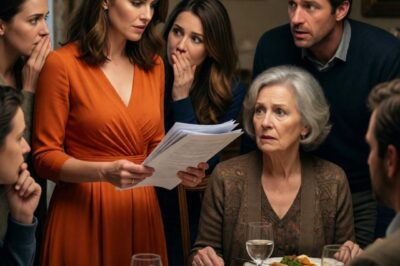 I bought my dream house with my inheritance. But then my mil announced she had cancer and needed to move in. ‘You’re so selfish for hesitating,’ my husband said. At the family dinner, I stood up and revealed, I spoke to your doctor today… Her face went white…