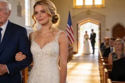 MY DAD WALKED MY SISTER DOWN THE AISLE. TWICE. FOR MY WEDDING, HE SAID: “I’M NOT WALKING SOMEONE ELSE’S MISTAKE TO THE ALTAR SO MY 81-YEAR-OLD GRANDPA DID IT. HALFWAY DOWN THE AISLE, GRANDPA STOPPED. TURNED TO DAD. SAID 7 WORDS. THE WHOLE CHURCH WENT SILENT.