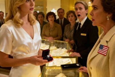 My sister tracked me down to a jewelry store and slapped me across the face for buying jewelry with my own money demanding that I return it for her engagement party then a wealthy man walked in grabbed her wrist and said touch my wife again and you’ll see what happens she started trembling.