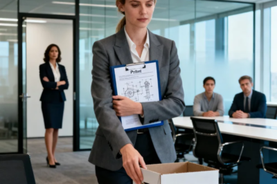SHE SAID, “IF YOU DON’T LIKE THE NEW OFFICE POLICIES, YOU CAN JUST RESIGN AND GO” I SAID, “THANKS FOR THE EXIT STRATEGY” THEN I PACKED MY DESK, WALKED OUT, AND FILED MY NEW PATENTS INDEPENDENTLY. SHE THOUGHT I WAS JOKING UNTIL HER TEAM SAT STUNNED WHEN THEY REALIZED…
