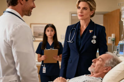 At my father’s hospital bedside. The doctor addressed my brother about treatment options, though I arrived first. “Your sister can wait outside-this is complex medical discussion.” The brother grinned. A nurse came in: “Doctor, Commander…, is she here? PERHAPS HER MEDICAL EXPERIENCE CAN HELP US.